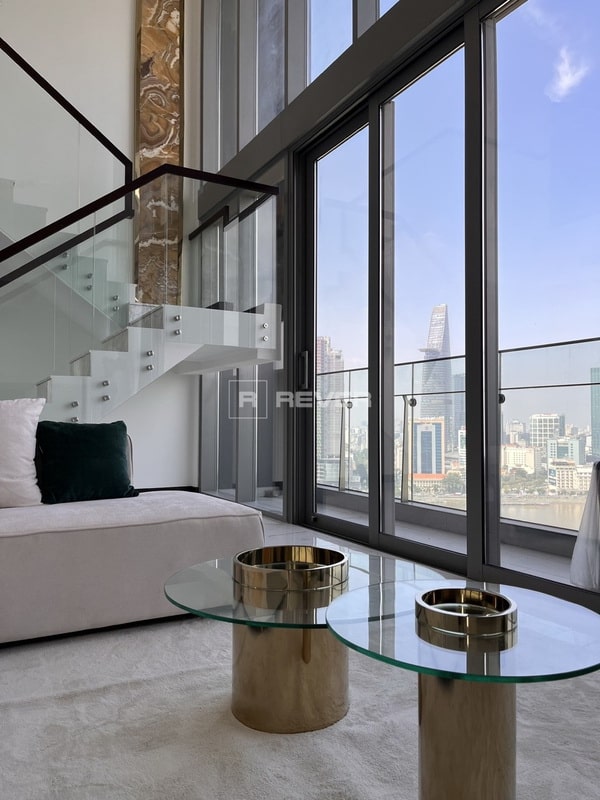 Cho thuê Duplex Empire City 4 phòng ngủ, nội thất đẹp, Tầng cao